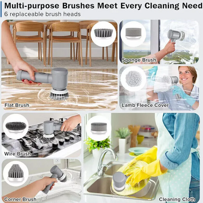 Electric Spin Scrubber – Powerful Bathroom Cleaning Brush – alternate view