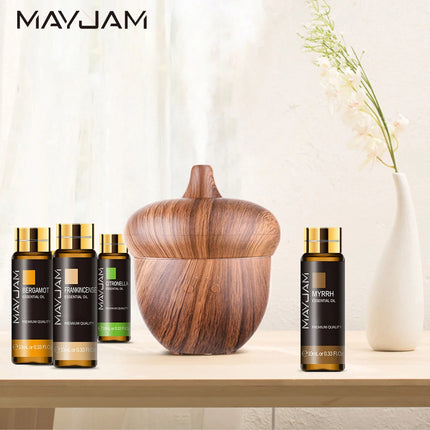 Support Dropshipping 10ML Lavender Rose Eucalyptus Jasmine Vanilla Mint Sandalwood Tea Tree Orange Diffuser Aroma Essential Oil