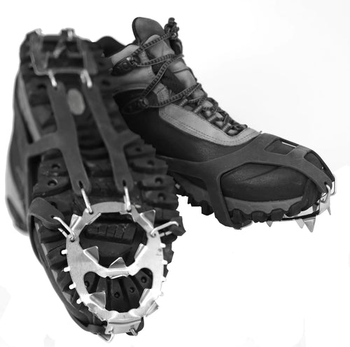Harrier Hardware Crampons with Metal Spikes Mens Sizes 10-13 1/4-inch Spikes