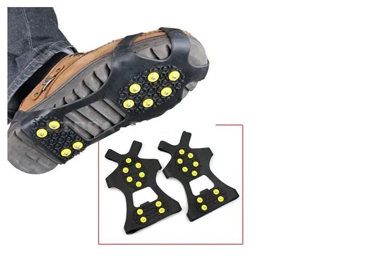 Ice Grippers, Anti-Slip Shoe Covers