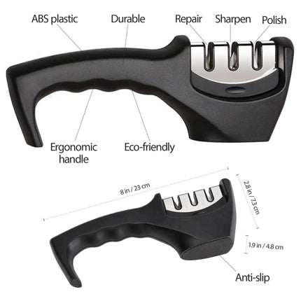 Pro Chef Knife Sharpener 3-Step System
