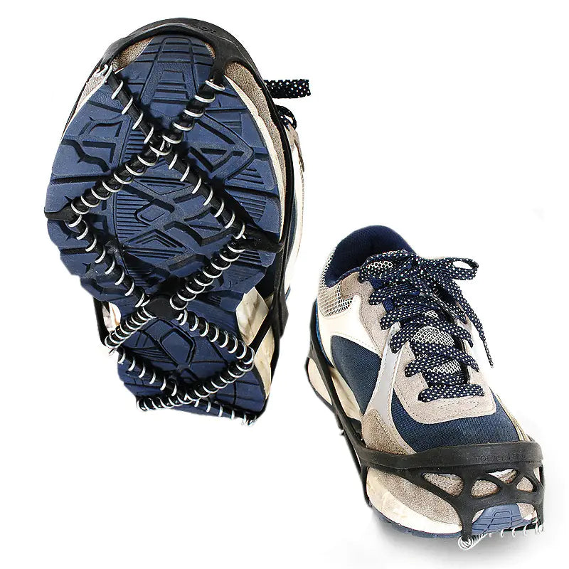 Thick Outdoor Spring Shoe Covers with Anti-Slip Spikes