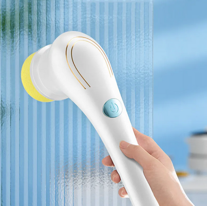 Mini Electric Handheld Scrubber – 5 Brush Heads