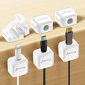 Magnetic Cable Organizer – 6 Pack Desk Wire Clips